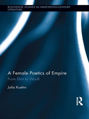 cover image of A Female Poetics of Empire